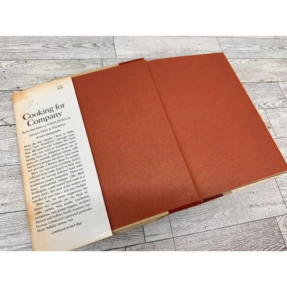 Vintage 1968 Farm Journal's Cooking for Company Cookbook Recipes HCDJ